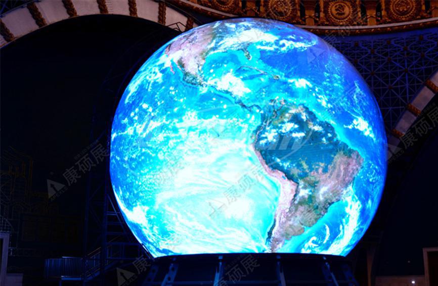 俄罗斯16.3米直径LED球形屏